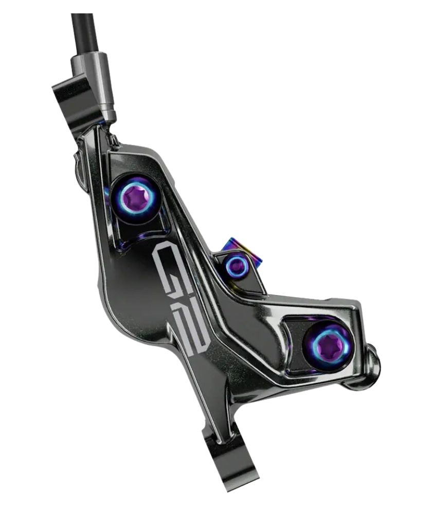 SRAM Disc Brake G2 Ultimate, Carbon Lever, Rainbow Hardware, Reach, SwingLink, Contact, Gloss Black Front 950mm Hose (includes MMX Clamp, Rotor/Bracket sold separately) A1 00.5018.120.004