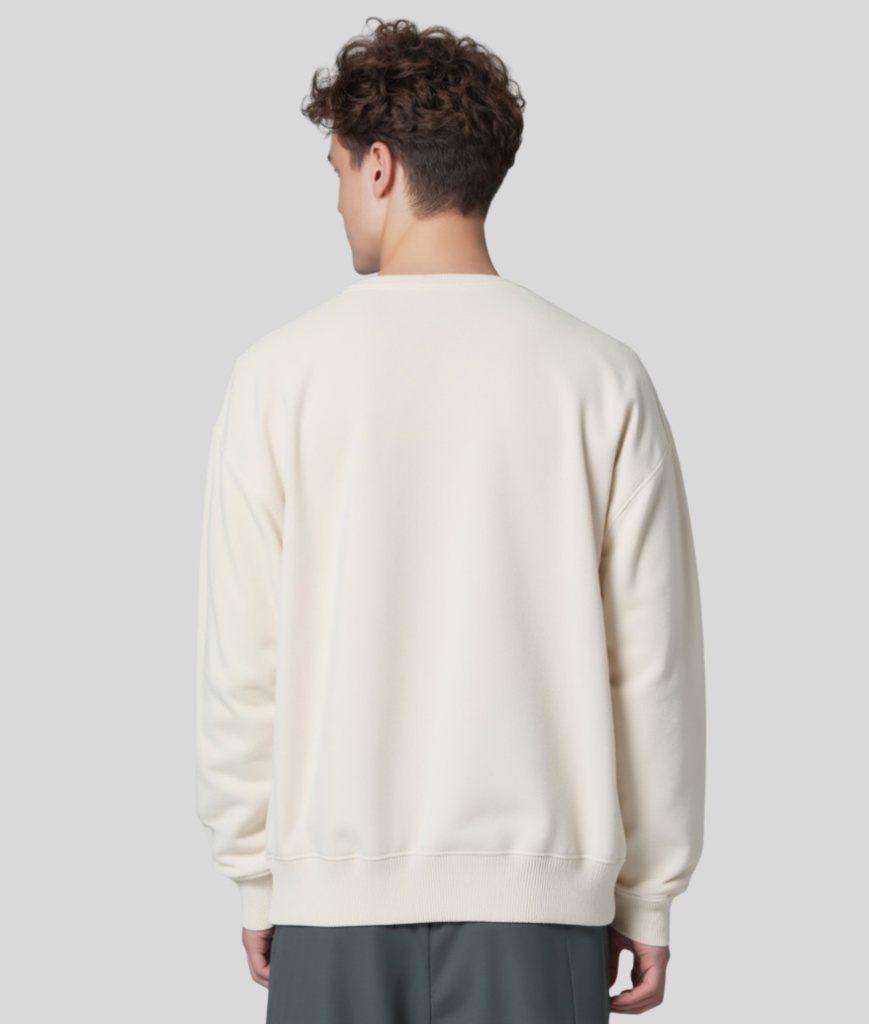 Men's French Terry Print Graphic Crew Neck