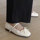 Clain Mary jane Flats (1cm)