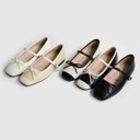 Clain Mary jane Flats (1cm)
