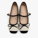 Clain Mary jane Flats (1cm)