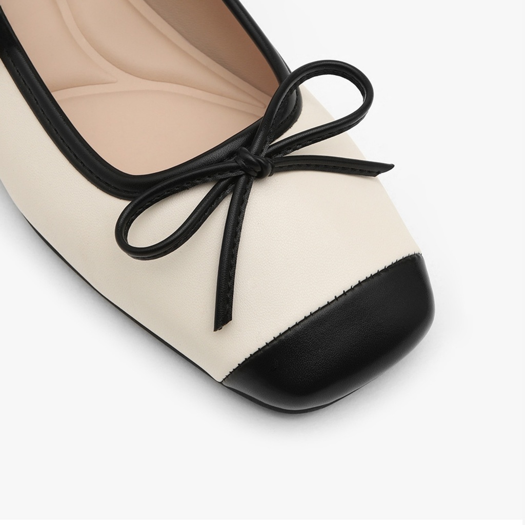 Clain Mary jane Flats (1cm)