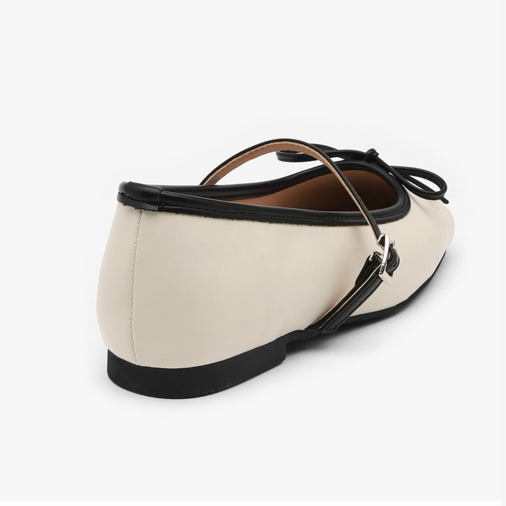 Clain Mary jane Flats (1cm)