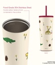 MT Miffy Sense Straw Cup 22 Oz