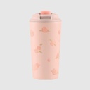 MT Winter Flower Sense Coffee Cup 16 Oz