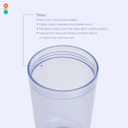 Straw Cup 15 Oz