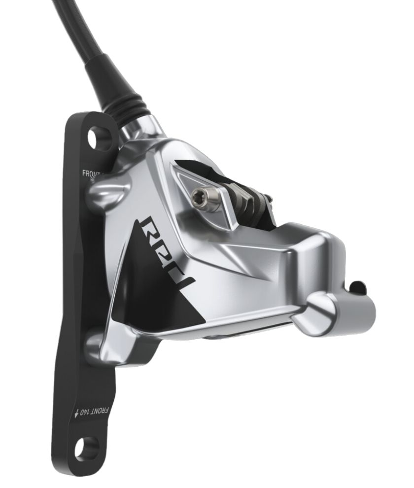 SHIFT/HYDRAULIC DISC BRAKE RED ETAP AXS D1 STEALTHAMAJIG CONNECTED FRONT BRAKE/LEFT SHIFT 950MM W/FLAT MOUNT 20MM TI HARDWARE 2PIECE CALIPER (ROTOR &amp; BRACKET SOLD SEPARATELY)