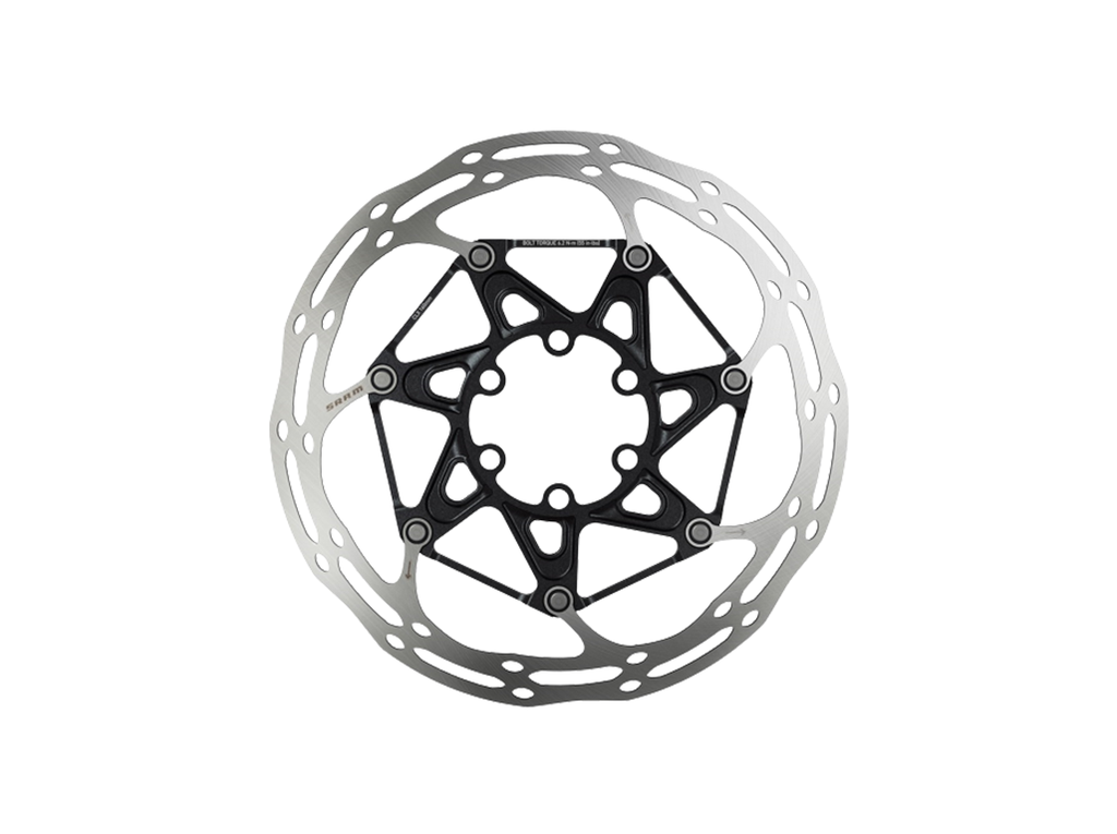 ROTOR CENTERLINE CENTERLOCK 160MM BLACK ROUNDED