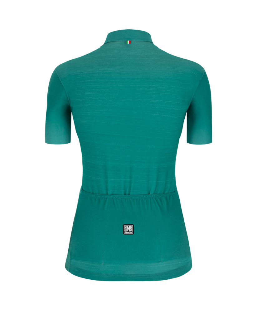 SANTINI 21S COLOR S/S JERSEY FOR WOMEN PETROLIO/TEAL SIZE XS (1S940L75COLOR)