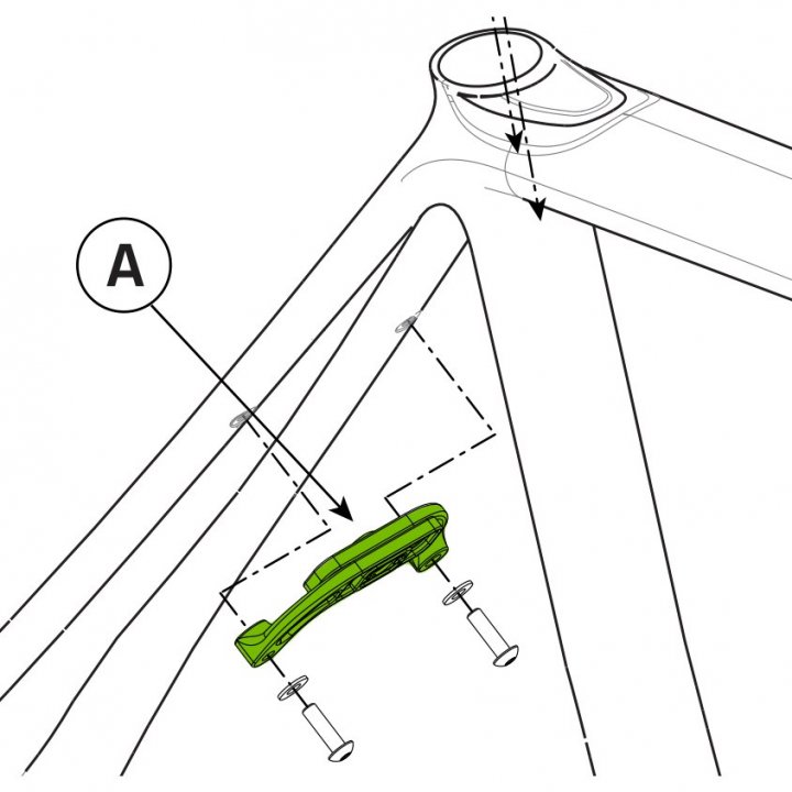 Adjustable Fender Bridge Black