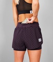 W Reflective Polka Pace 2 In 1 Shorts 3"