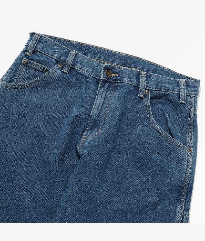 Men's Stone Washed Denim Utility Jean