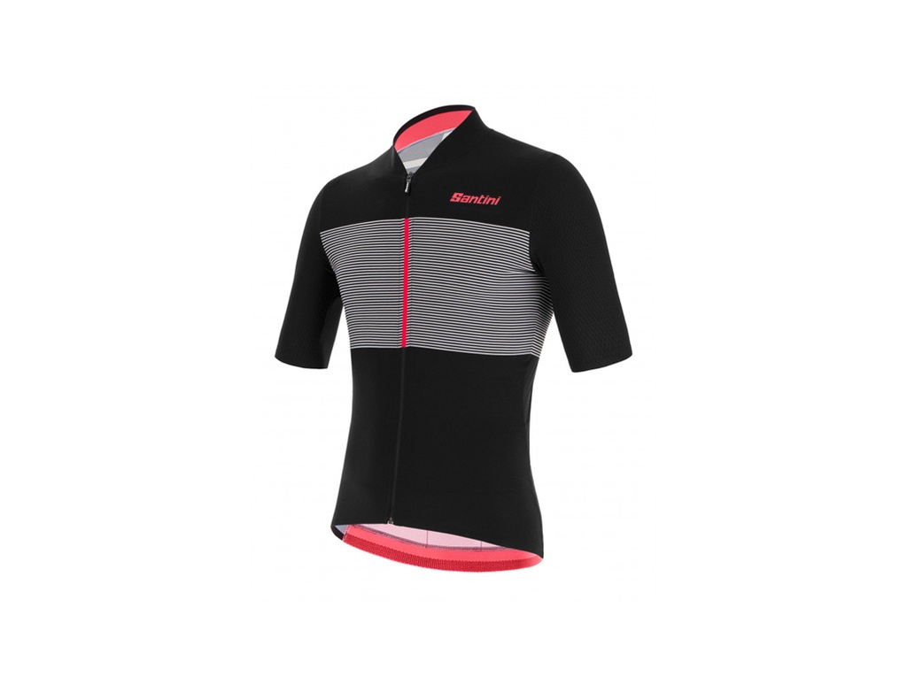 SANTINI 21S REDUX ISTINTO S/S JERSEY NERO/BLACK SIZE L (1S94475REDUXISTI)