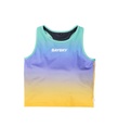 W Drip Dye Combat Crop Top