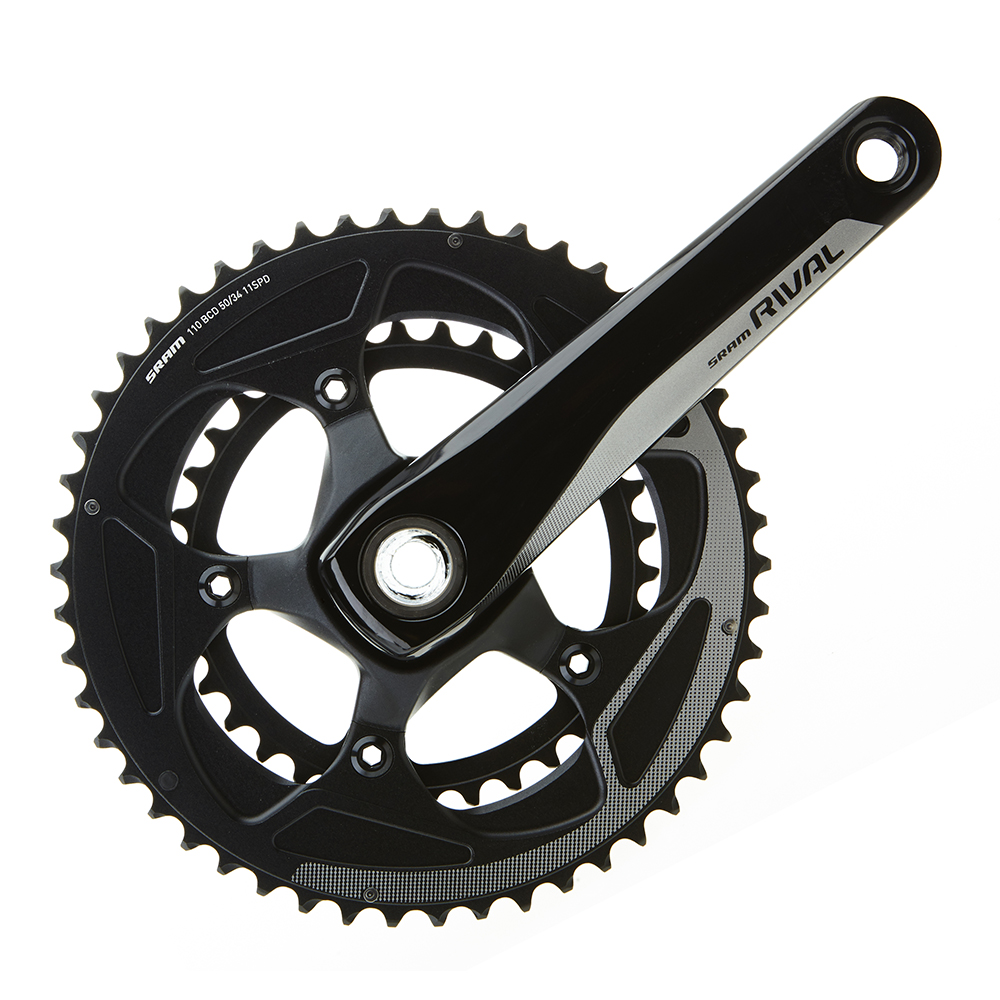 SRAM CRANK SET RIVAL22 BB30 170 52-36 YAW, BEARINGS NOT INCLUDED 00.6118.250.006