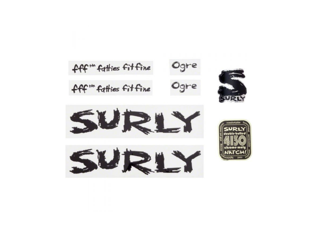 Ogre Decal Set with Headbadge Black