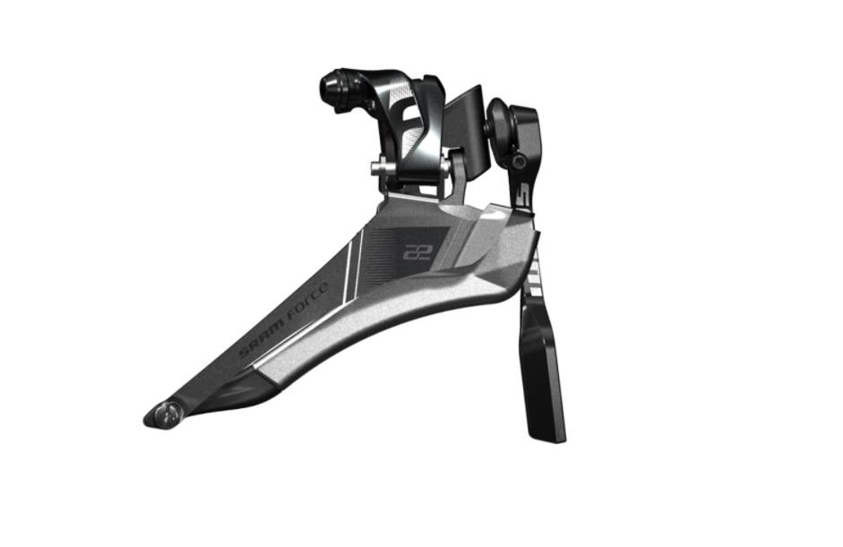 Force22 Front Derailleur Yaw Braze-On With Chain Spotter