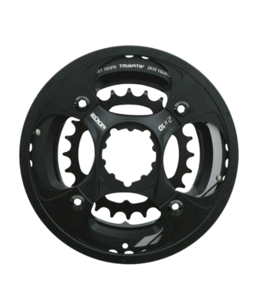 Truvativ Chainring Spider Assembly Crank 10-Speed Chainring Set All Mountain Guard-38-24 With Xo Gxp Spider 49 Chainline 104/64 BCD