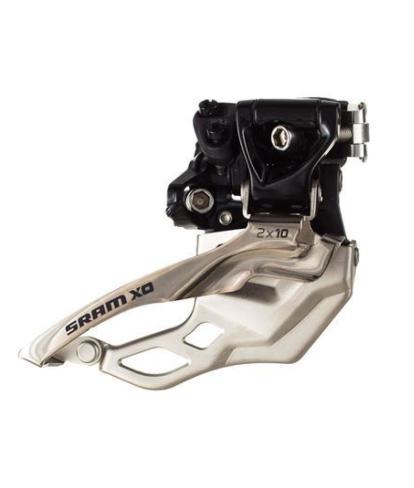 SRAM X0 O FRONT DERAILLEUR 2X10 HIGH CLAMP, 34.9MM, DUAL PULL (00.7615.105.010)