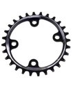 SRAM XX1 Chain Ring 28T 76BCD Alum 6mm Grey 11 Speed 11.6218.004.000