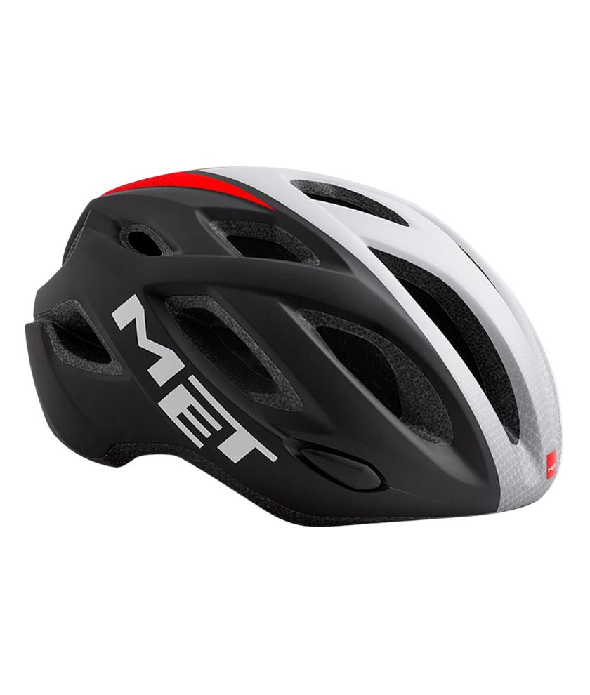 MET HEL IDOLO CE BLACK SHADED WHITE RED/MATT XL (3HM108XLNR1)