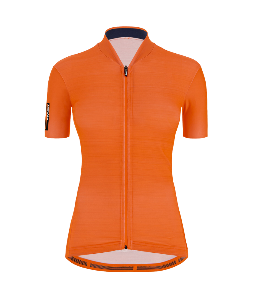 SANTINI 21S COLOR S/S JERSEY FOR WOMEN ARANCIO FLUO/ORANGE FLUO SIZE XS (1S940L75COLOR)