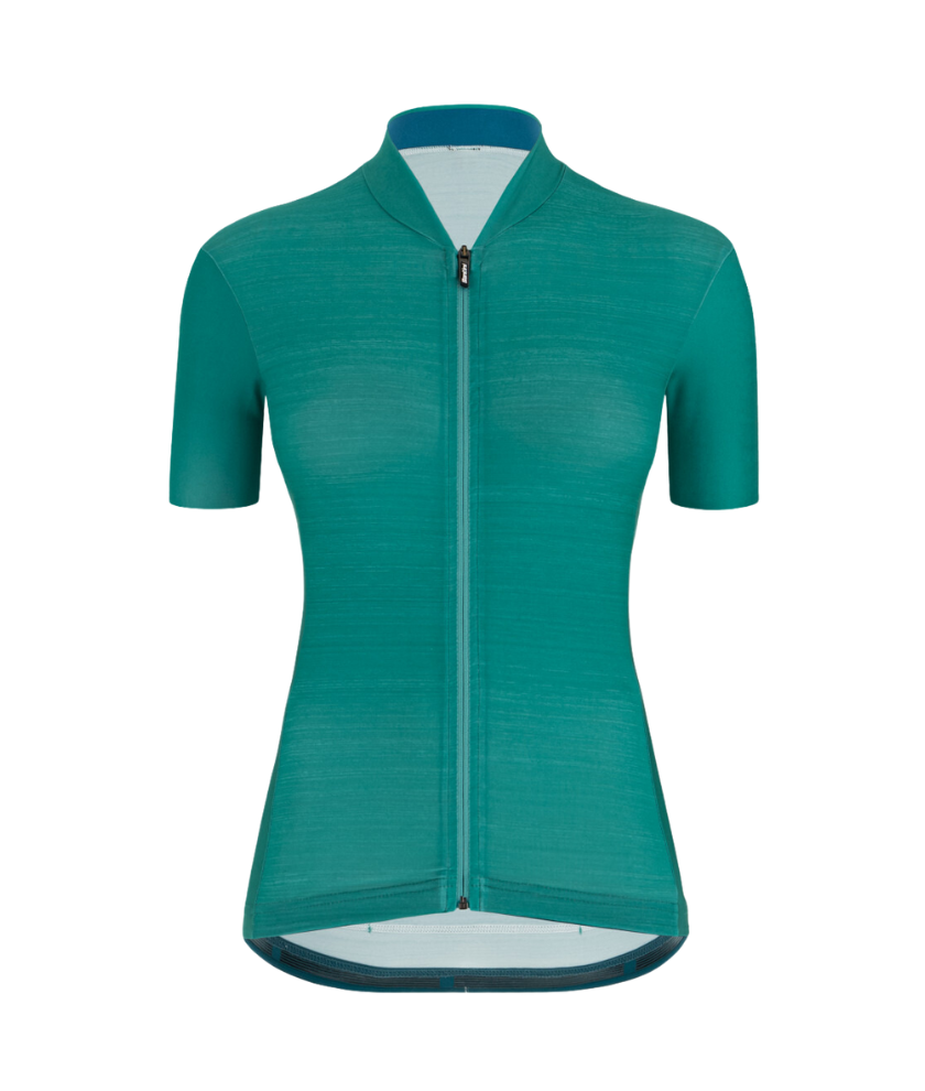 SANTINI 21S COLOR S/S JERSEY FOR WOMEN PETROLIO/TEAL SIZE S (1S940L75COLOR)