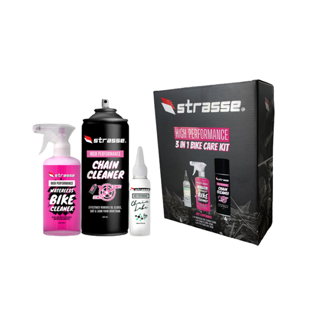 High Performance 3 in 1 Bike Care Kit