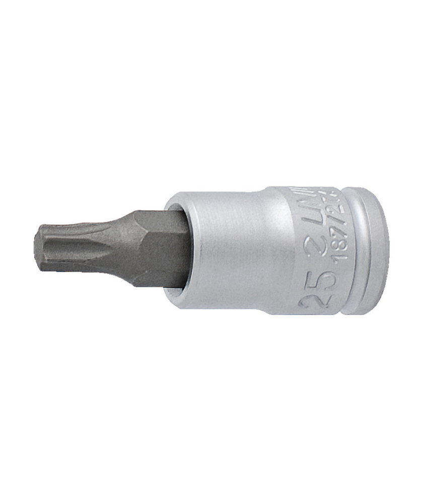 Screwdriver Socket With Tx Profile 1/4" TX 20