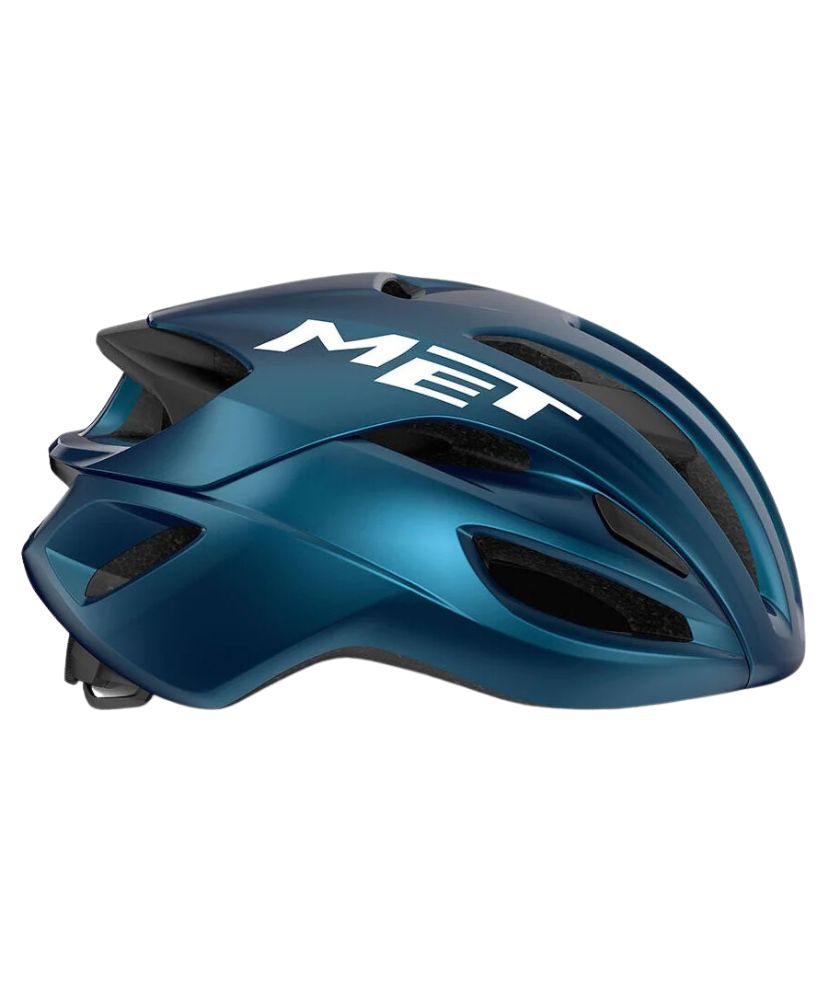 Met Hel Rivale Mips Ce Teal Blue Metallic | Glossy