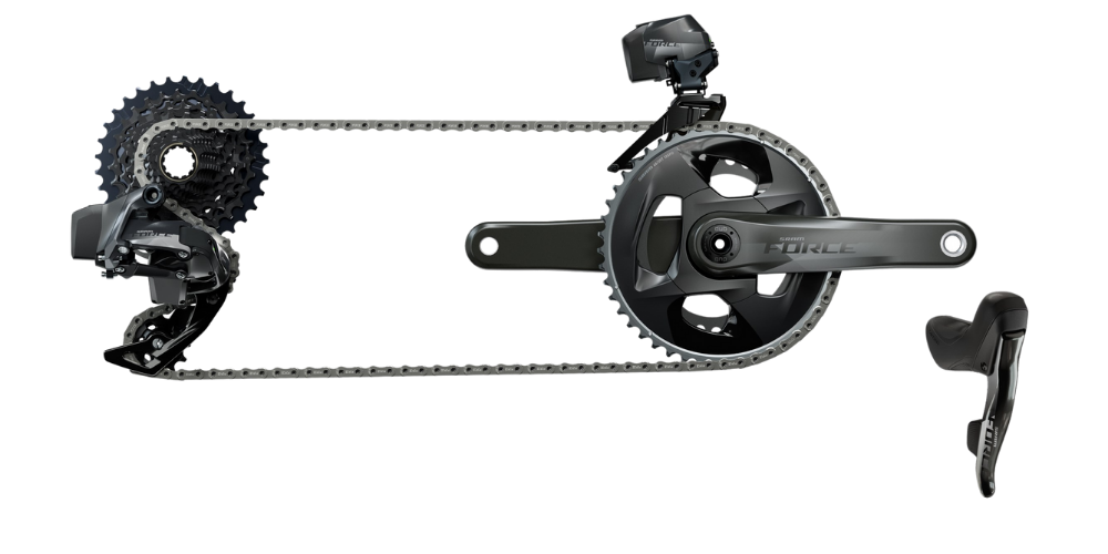 Force AXS Groupset DB Non PM Crank Dub 170 48/35 Cassette 10-33 Chain 120 Links