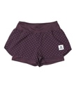 W Reflective Polka Pace 2 In 1 Shorts 3"