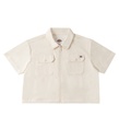 Women's Coolmax Work Shirt Cropped SS