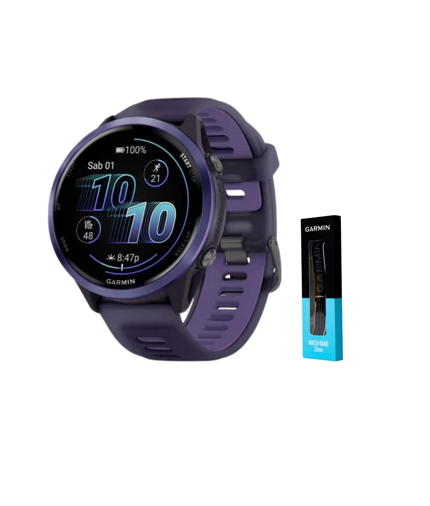 Forerunner 570 - 47mm Wifi, GPS (PURPLE/INDIGO) | Free Extra Strap