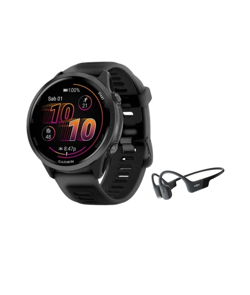 Forerunner 570 - 47mm Wifi, GPS (BLACK) | Free AfterShokz Open Run