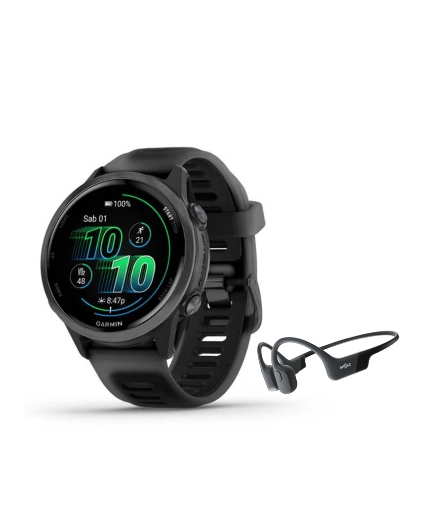 Forerunner 570 - 42mm Wifi, GPS (BLACK) | Free AfterShokz Open Run