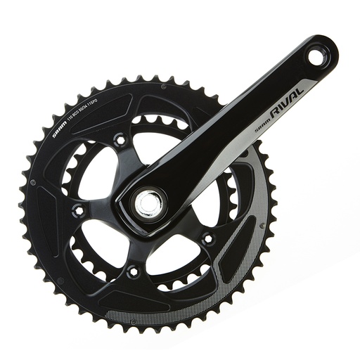 [00.6118.250.006] SRAM CRANK SET RIVAL22 BB30 170 52-36 YAW, BEARINGS NOT INCLUDED 00.6118.250.006