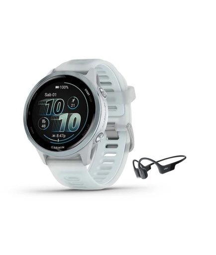 [010-02970-41] Forerunner 570 - 42mm Wifi, GPS (WHITESTONE/CLOUDBLUE) | Free AfterShokz Open Run